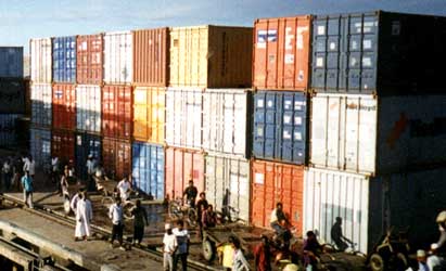 Containers at the Port