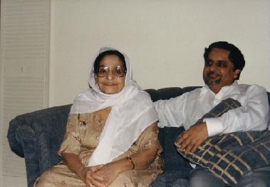 1989 Baiji with son Mohamed - Toronto, Canada